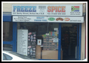 Freeze 'N' Spice, 337 Derby Street, Bolton.