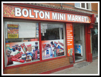 Bolton Mini Market, 154 Deane Road, Bolton.