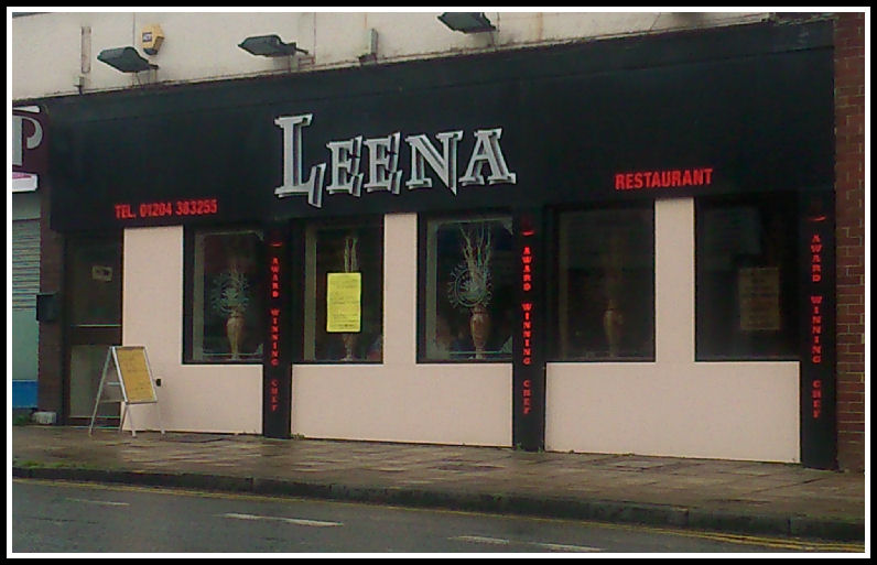 Leena Tanddori Restaurant, 131-133 Bradshawgate, Bolton.