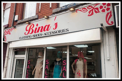 Bina's, 393 Derby Street, Bolton - Tel: 07521 106608
