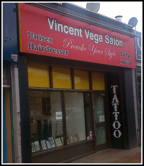 Vincent Vega Tattoo Studio, Bury Old Road, Cheetham Hill, Manchester, M7