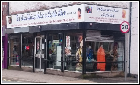 Da Blues Salon, Spa and Textiles, Gorton, Manchester.