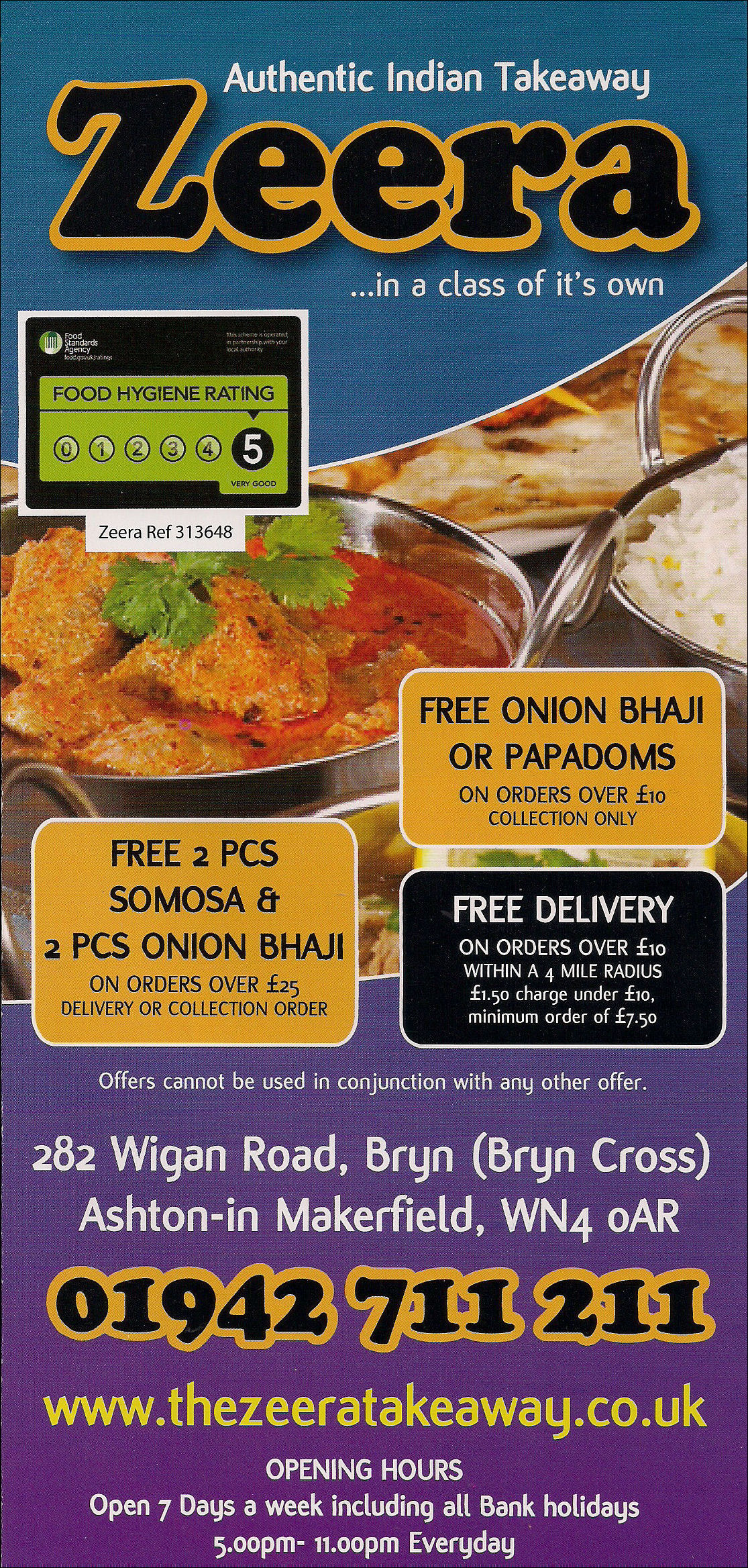 Menu Front Page